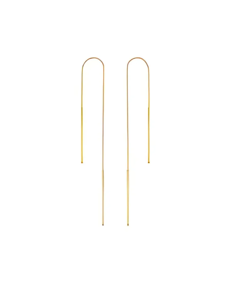 Straight Laced Threader Earrings