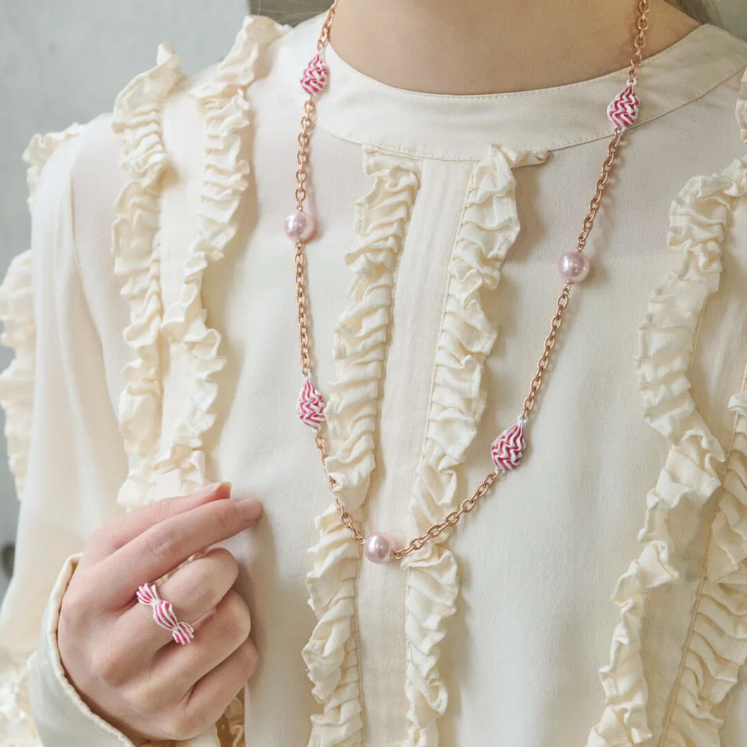 Strawberry & Sweet Creamy Cream Necklace【Japan Jewelry】