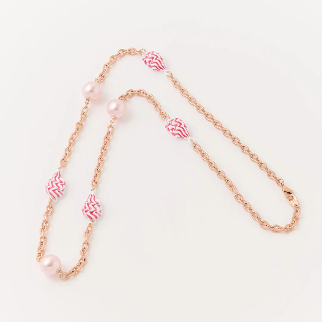 Strawberry & Sweet Creamy Cream Necklace【Japan Jewelry】
