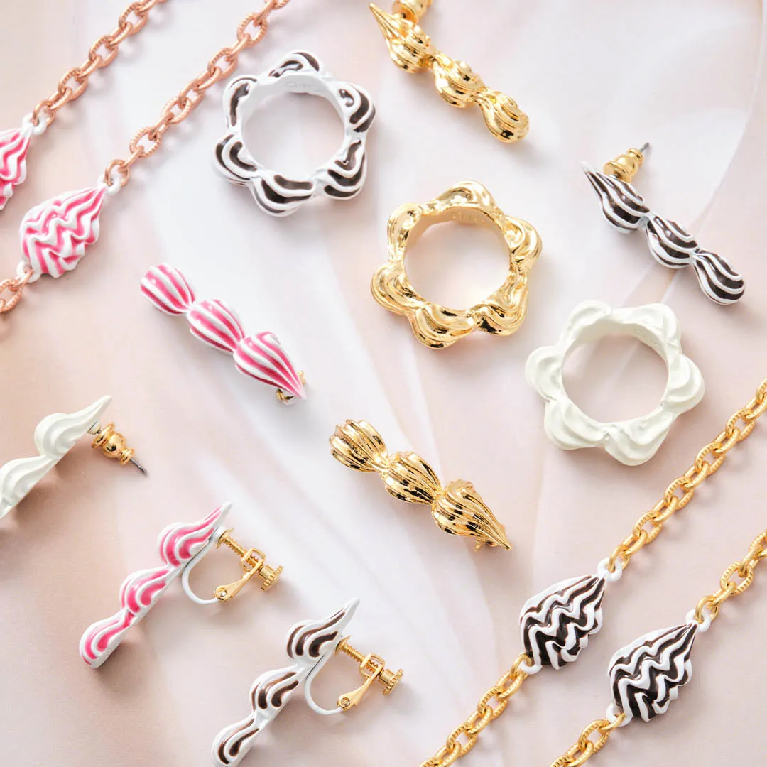 Strawberry & Sweet Creamy Cream Necklace【Japan Jewelry】