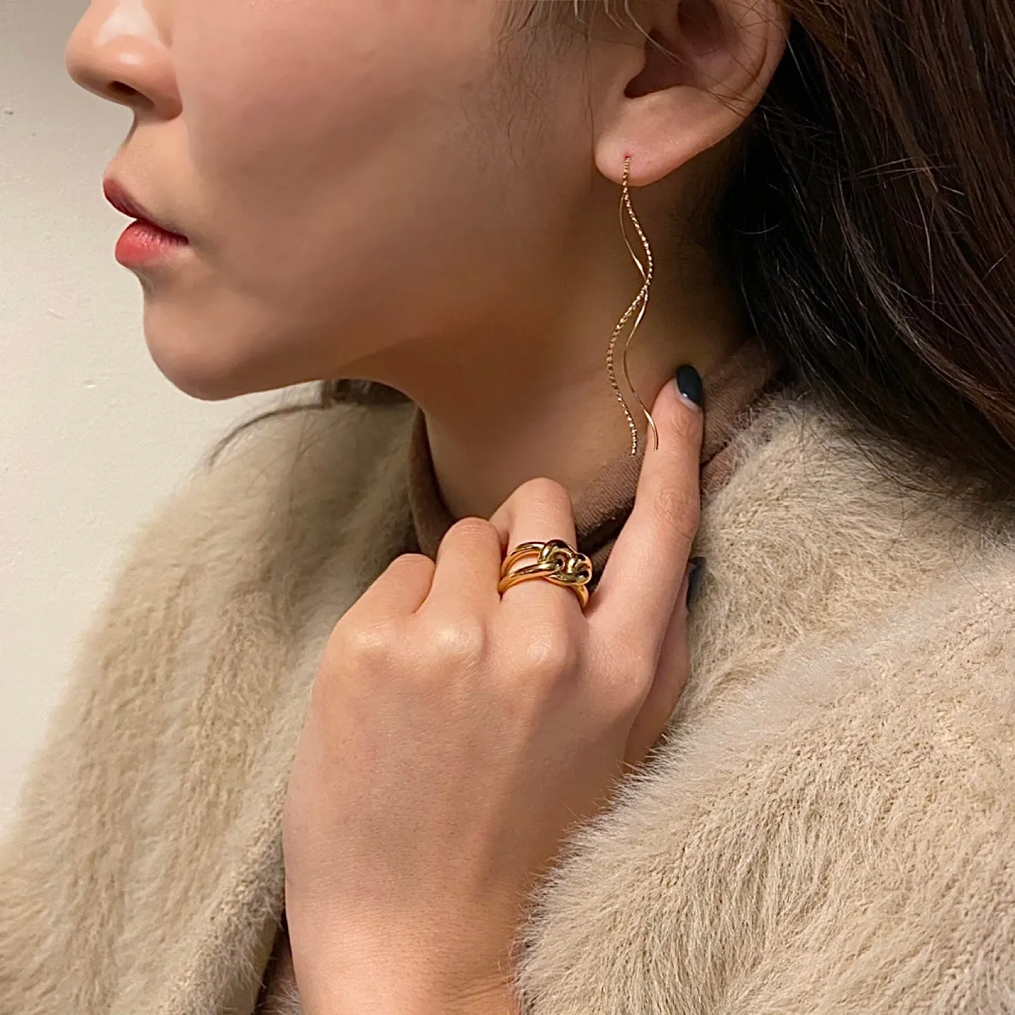 Stunning Spiral Threader earrings