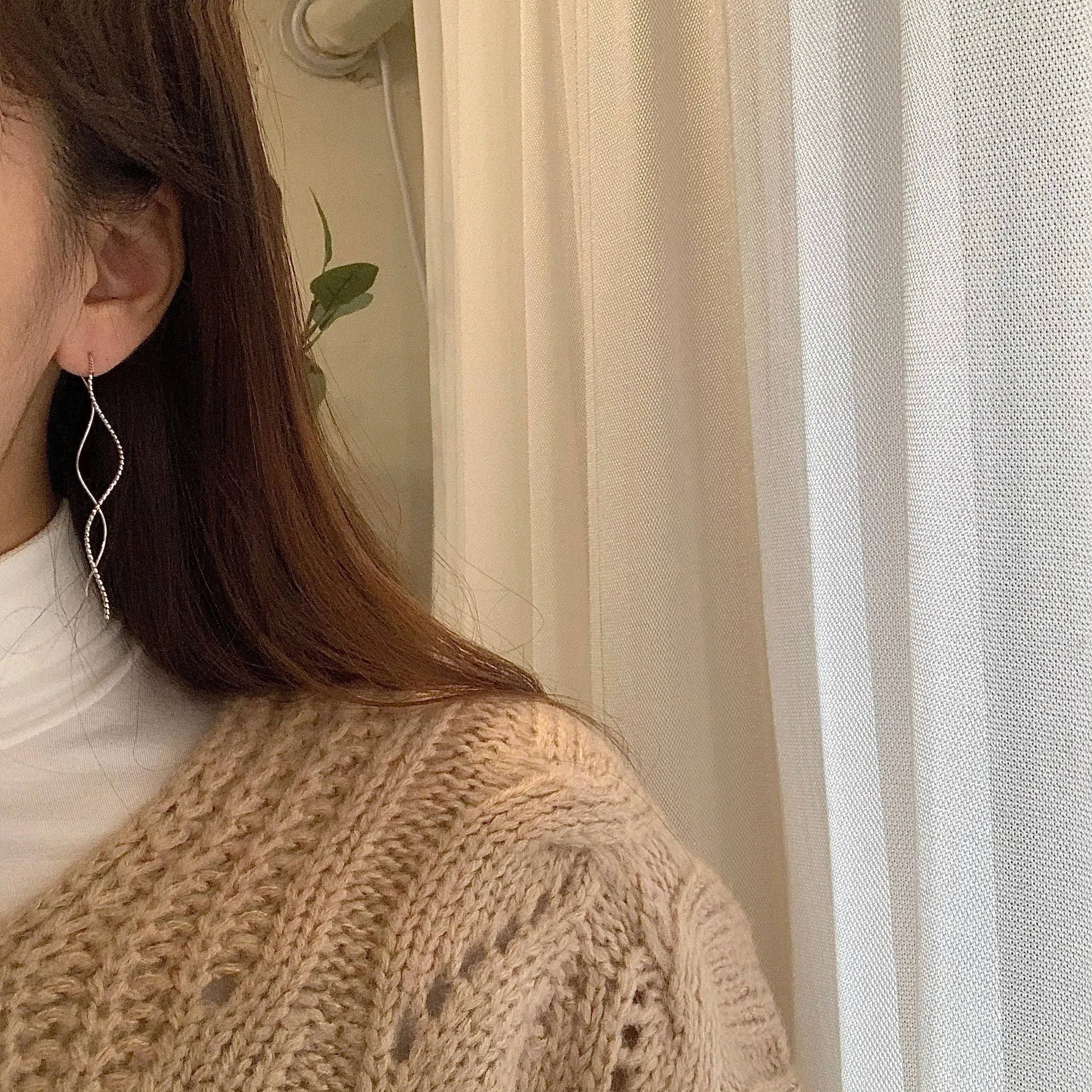 Stunning Spiral Threader earrings