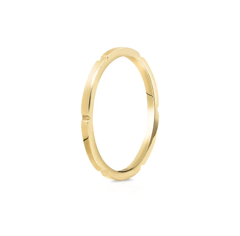Suad La Volta Band Ring (YG)