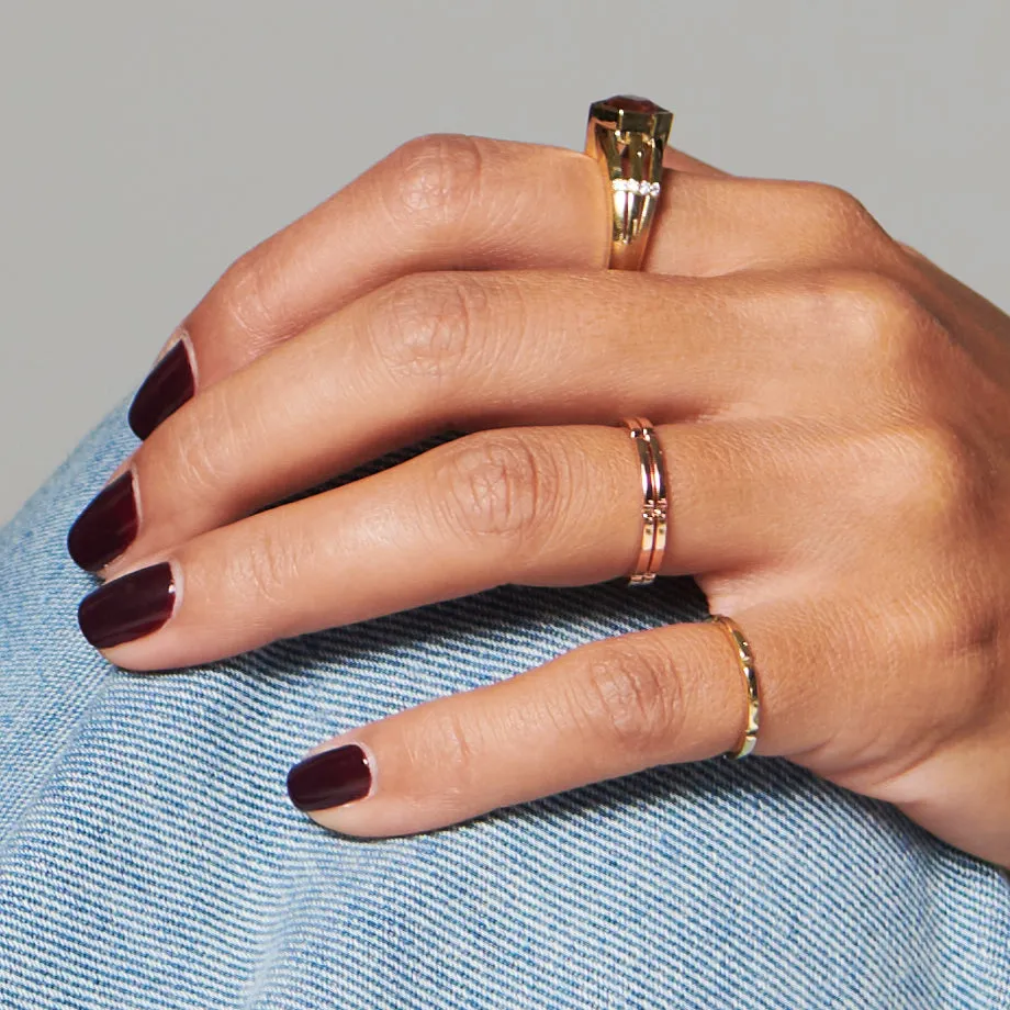 Suad La Volta Band Ring (YG)