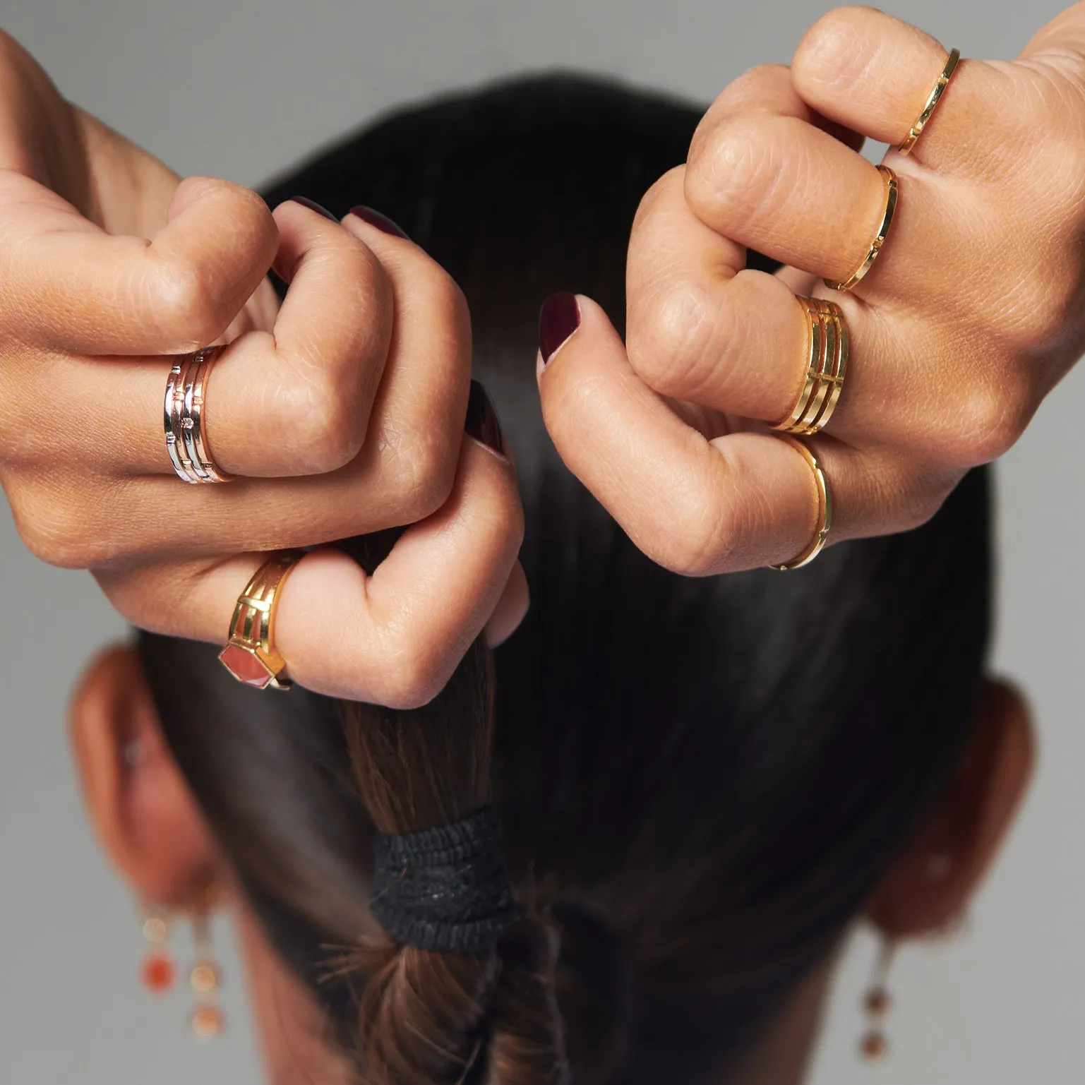 Suad La Volta Band Ring (YG)