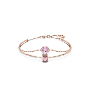 Swarovski Stilla Rose Tone Pink Bangle