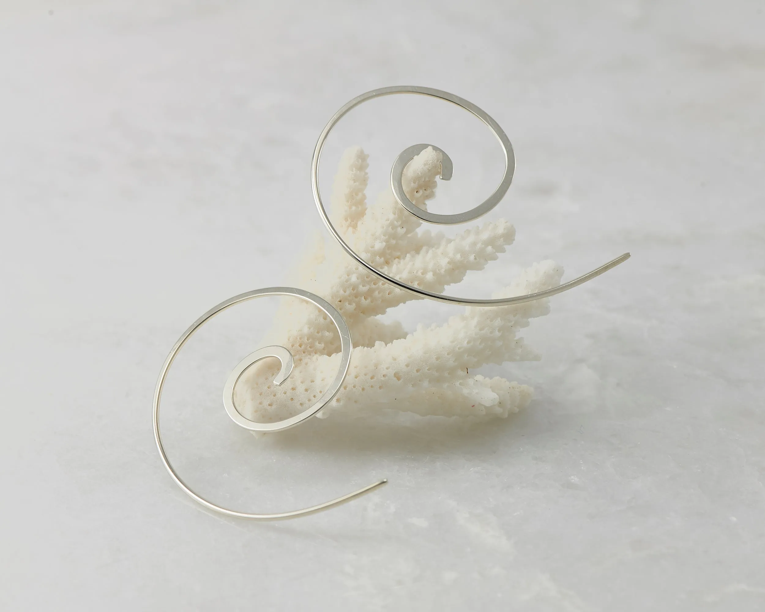 Swirl Threader Earrings