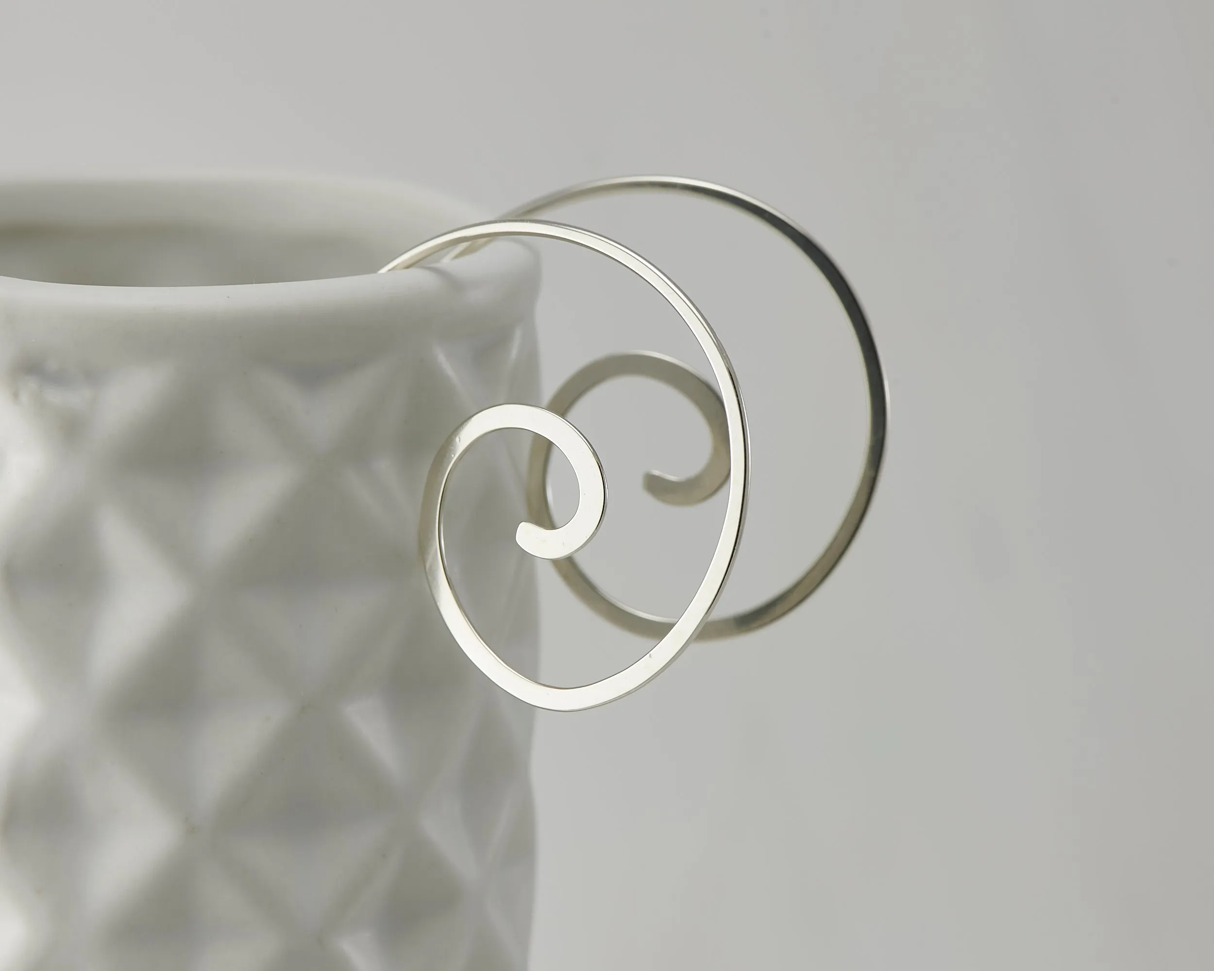 Swirl Threader Earrings