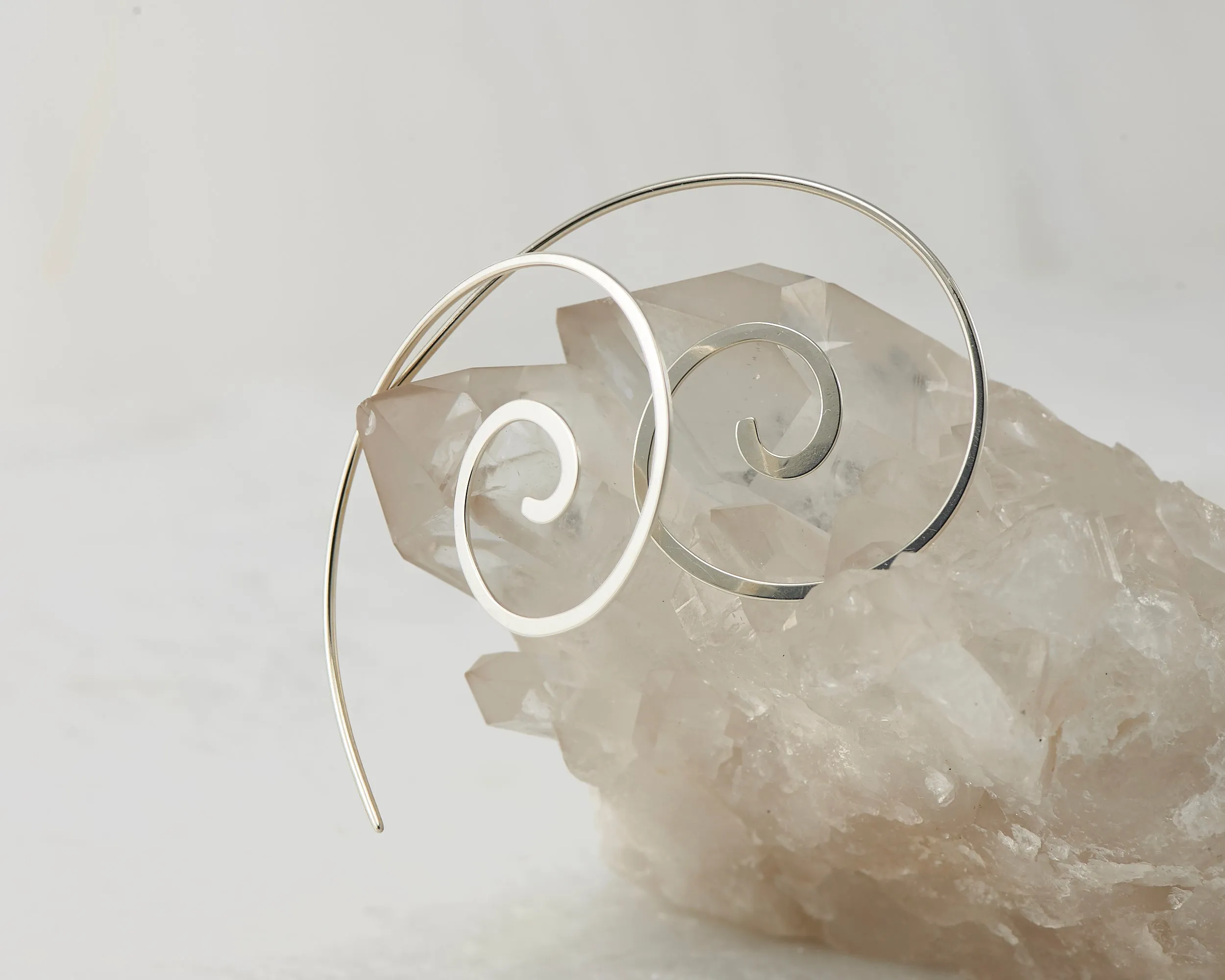 Swirl Threader Earrings
