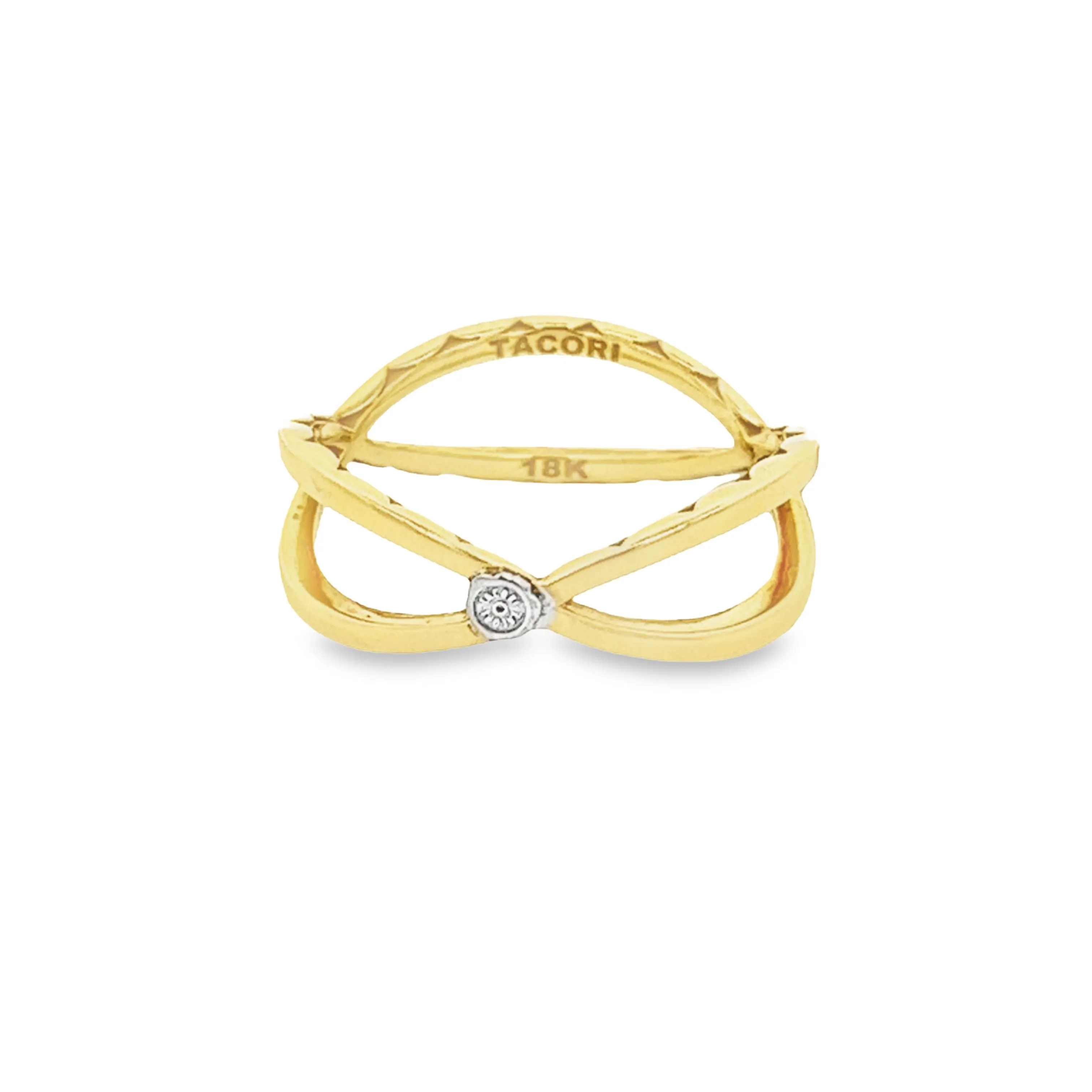 Tacori 18k Yellow Gold Open Marquise Ring