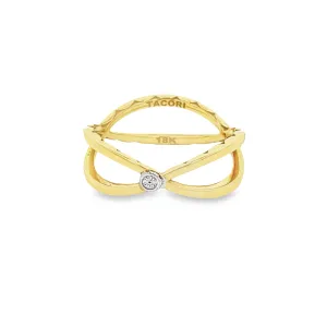 Tacori 18k Yellow Gold Open Marquise Ring