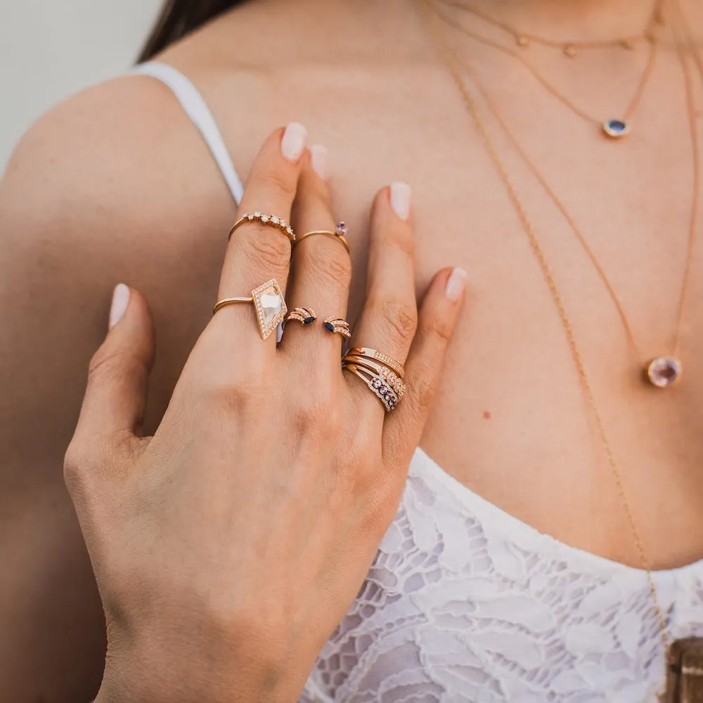 Take Flight Blue Sapphire Ring