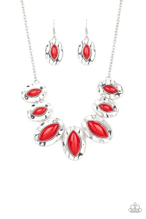 Terra Color - Red Necklace