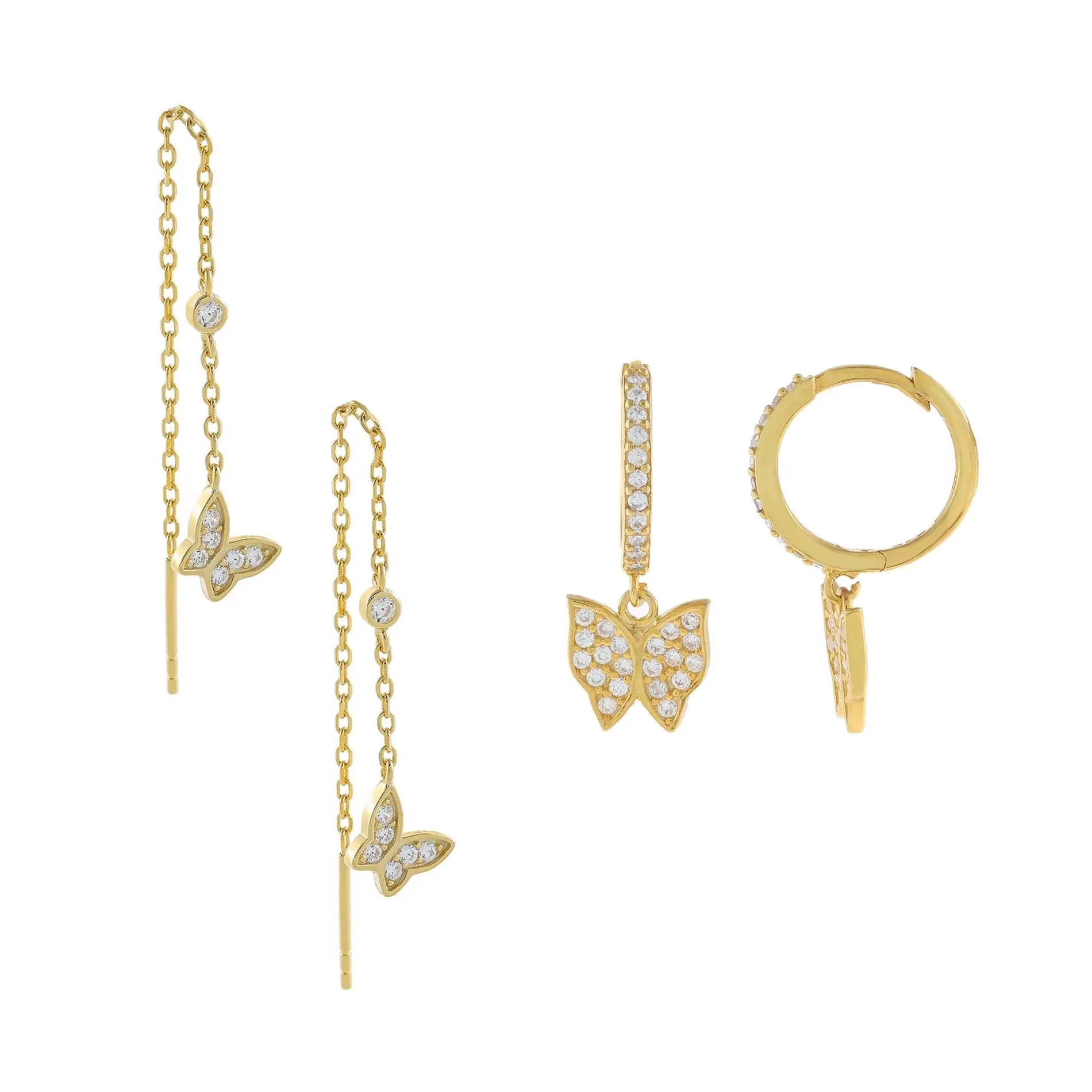 The Butterfly Lover Earring Combo Set