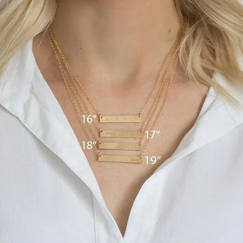 THE CHARLIE BAR NECKLACE