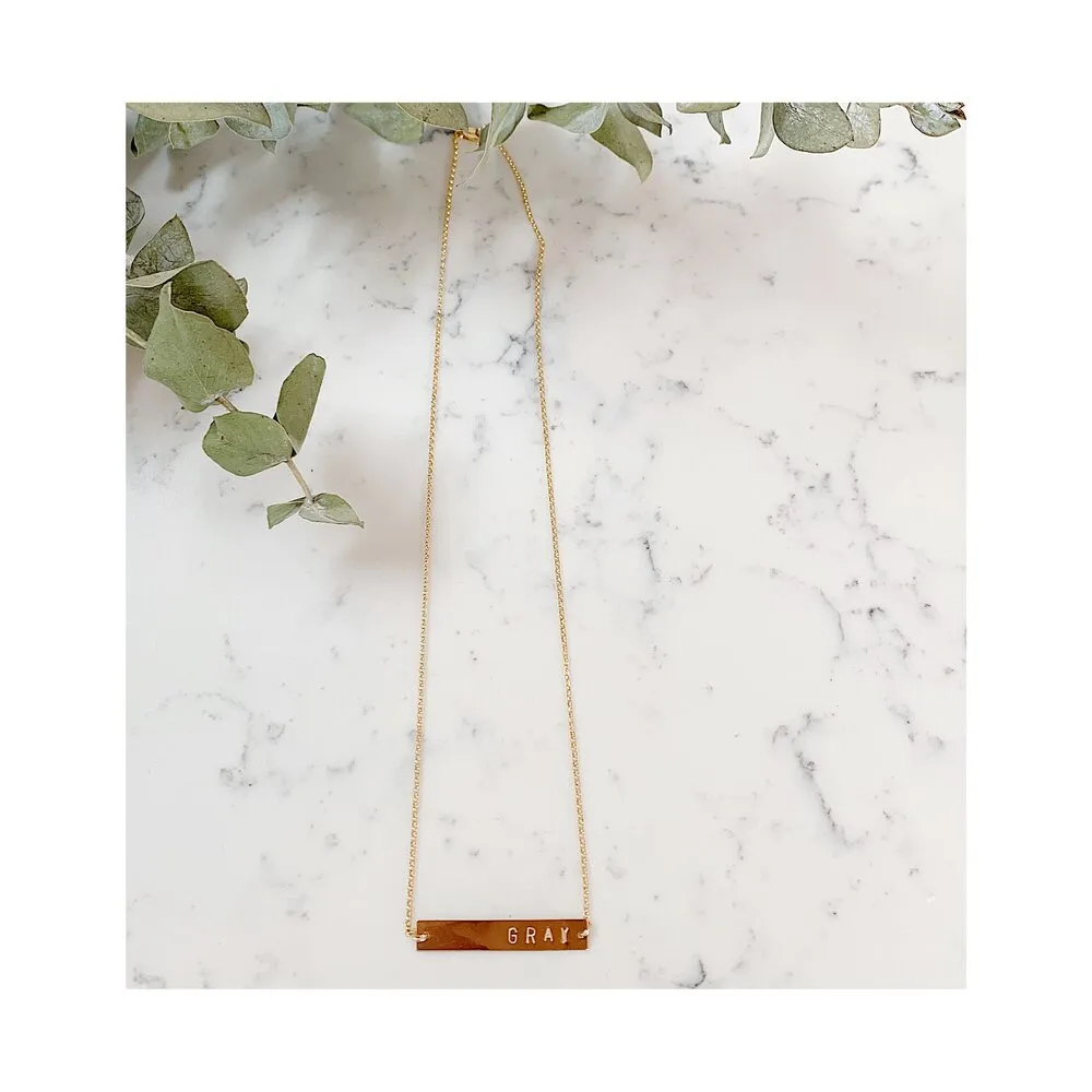 THE CHARLIE BAR NECKLACE