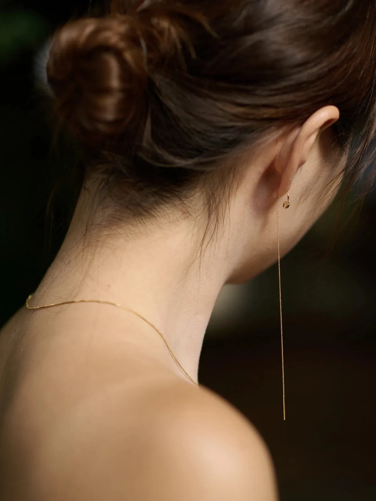 The Classics Shimmering Line Threader Earring