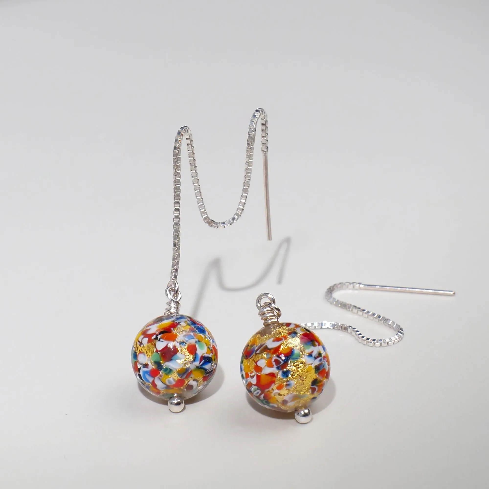 The Kiss Gold Threader Earrings