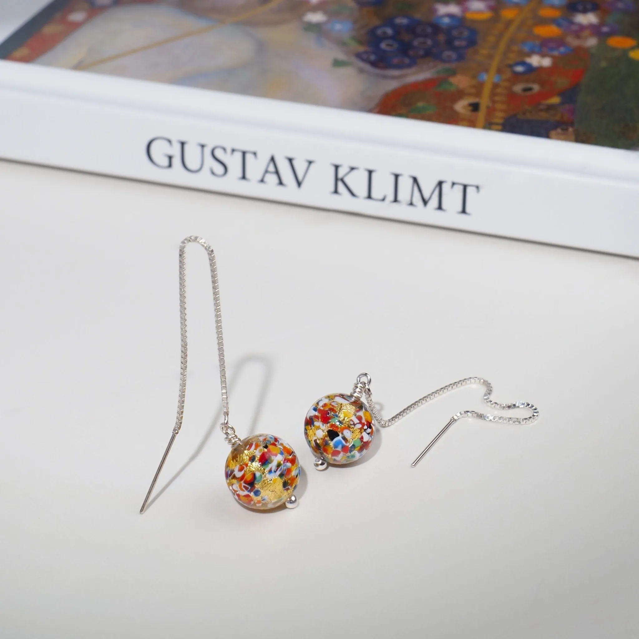 The Kiss Gold Threader Earrings