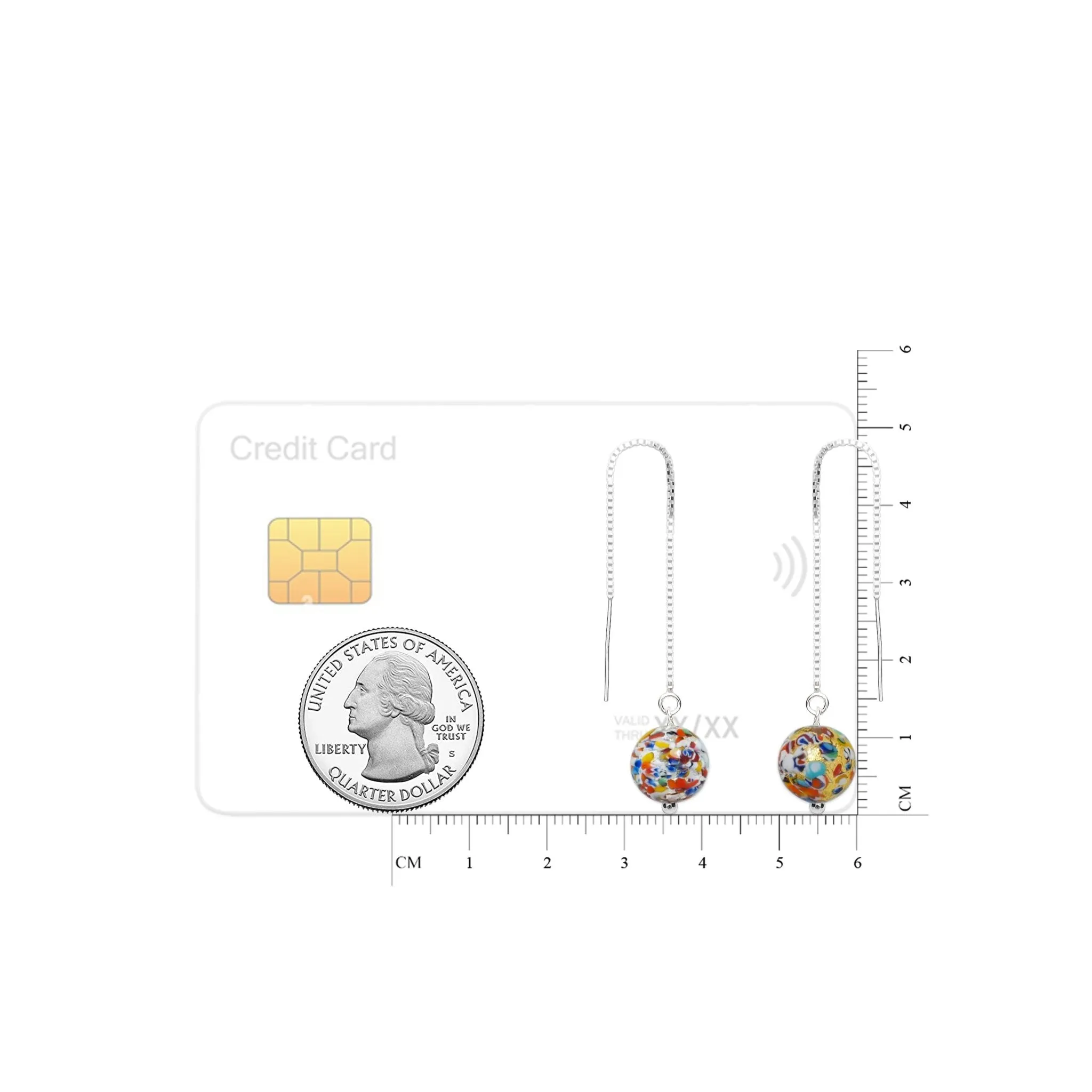 The Kiss Gold Threader Earrings