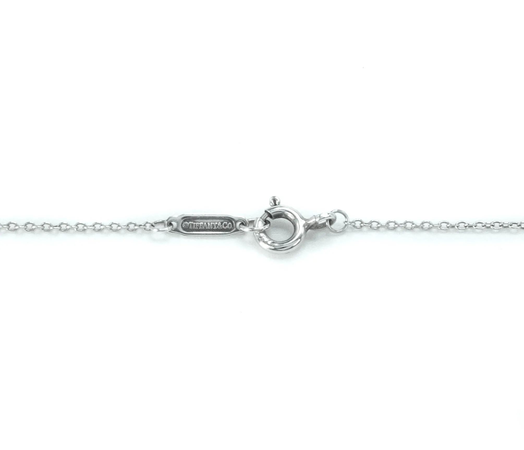Tiffany & Co 1837 Sterling Silver Bar Pendant Necklace - 16"