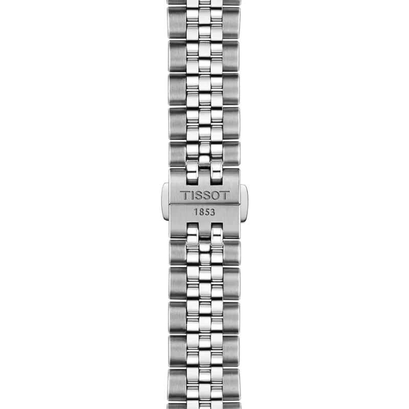 TISSOT PR516 MECHANICAL CHRONOGRAPH WHITE & BLUE ON BRACELET