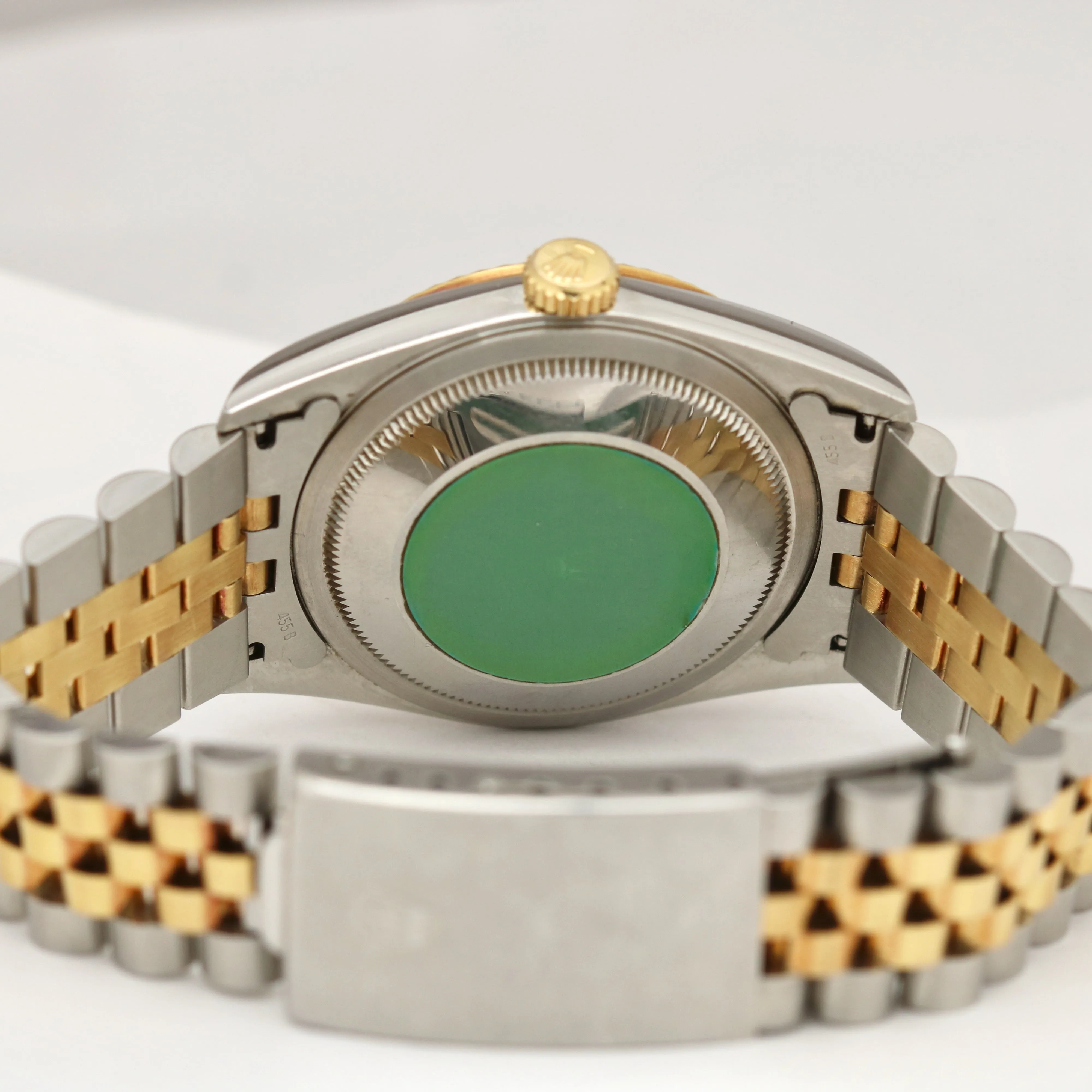TOP CONDITION Rolex DateJust FACTORY Blue Diamond Vignette 36mm NO HOLES 16233