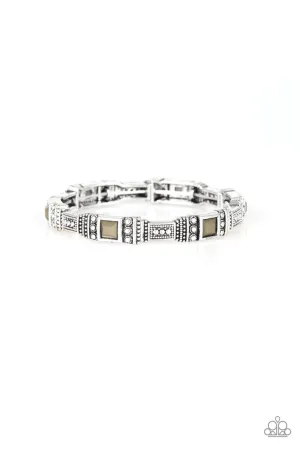 Totally Traveler Green Paparazzi Bracelet