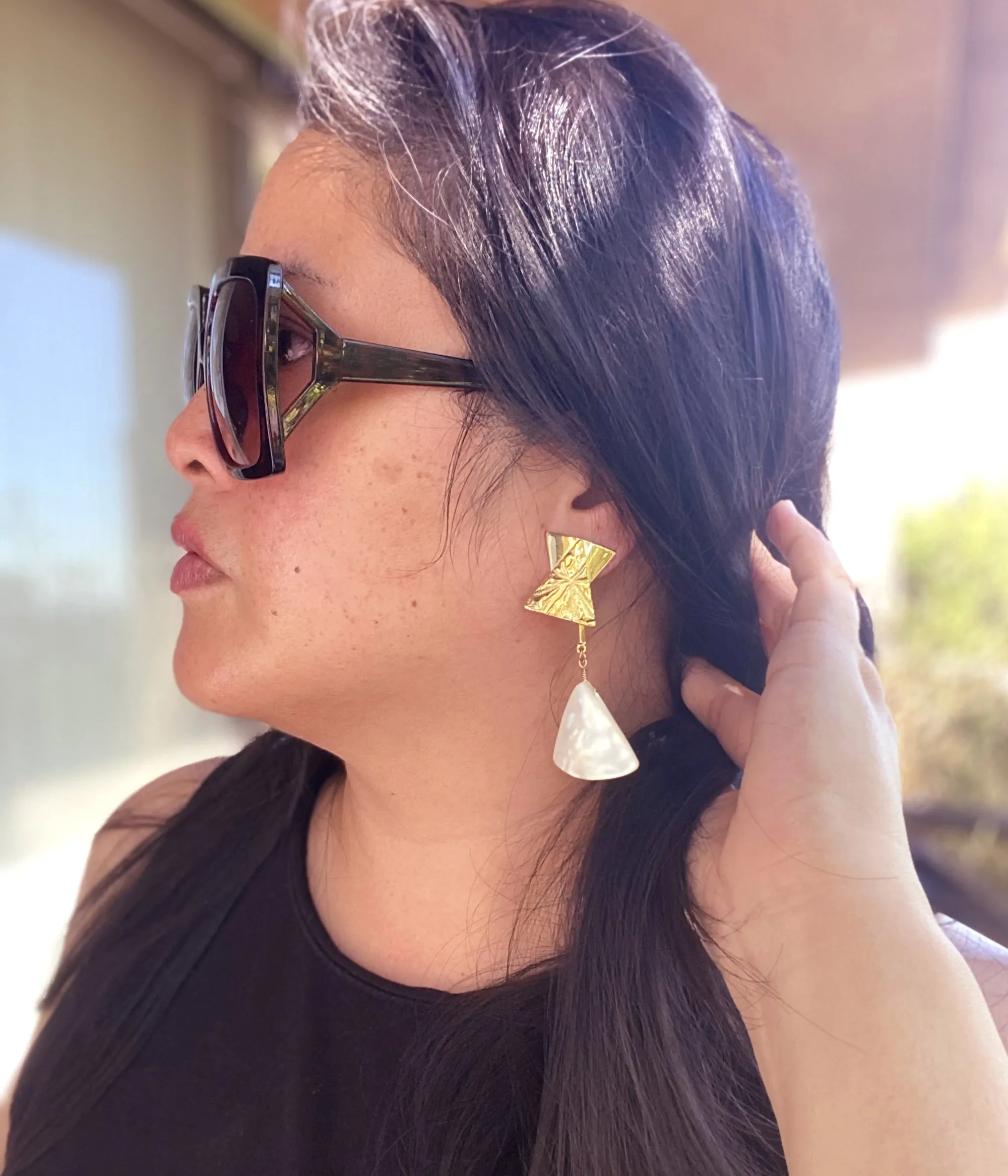 Triantan earrings