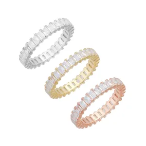 Trio Baguette Ring Set