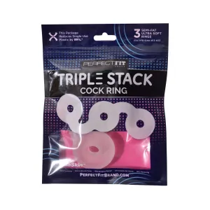 Triple Donut Ring - Clear
