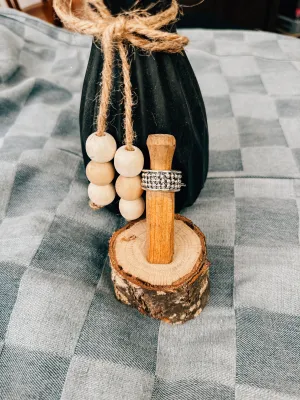 Triple Miniball Thick Stacker Ring