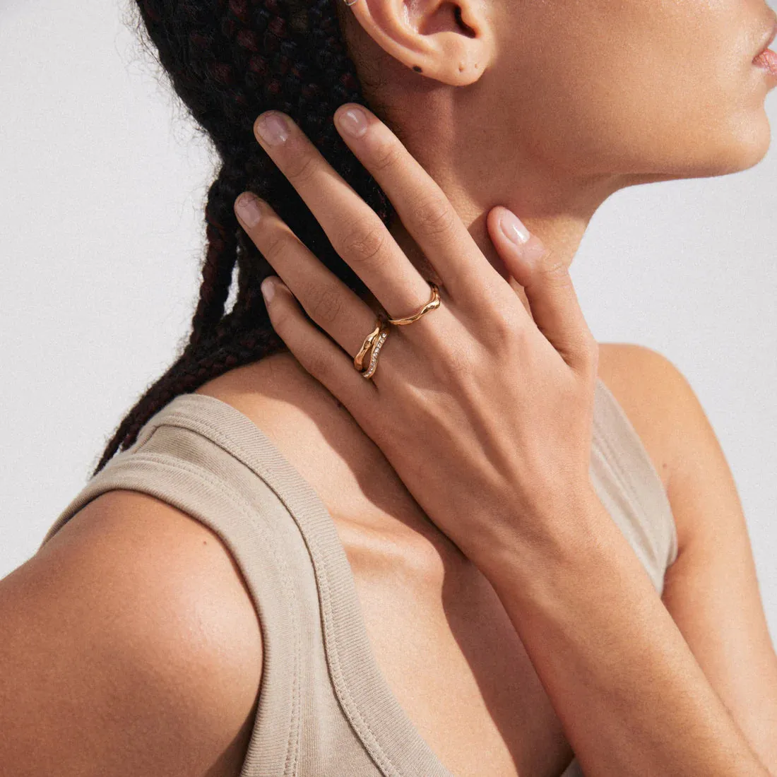 True 3-in-1 Set Ring - Gold