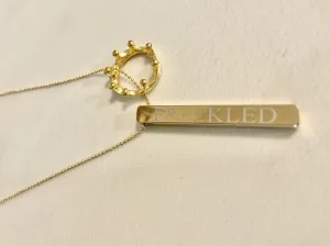 T's Freckled Crown Necklace