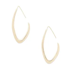 Tulla Outline Threader Earrings