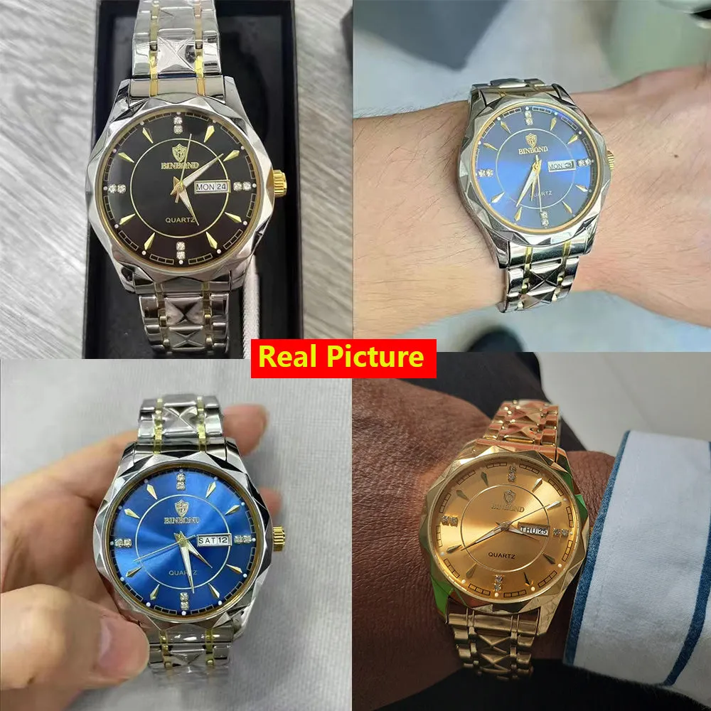 Unisex Waterproof Stainless Steel Watches