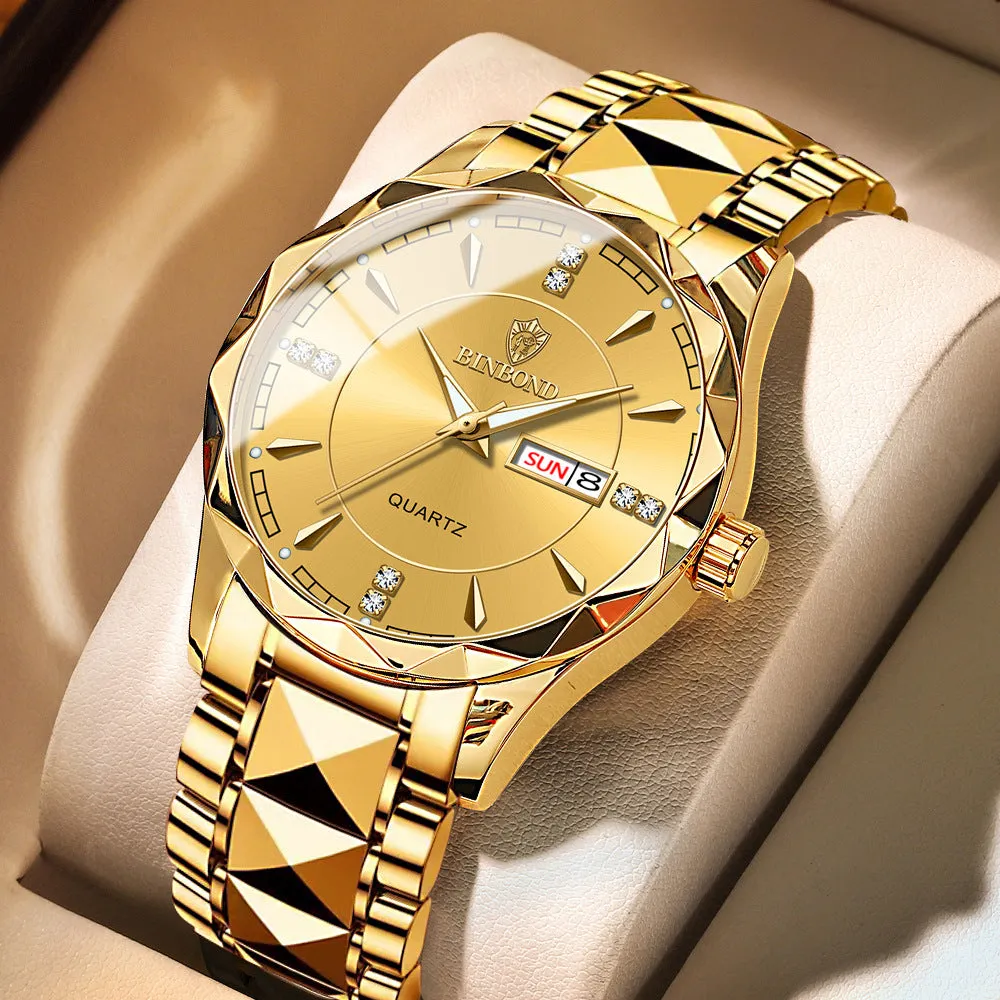 Unisex Waterproof Stainless Steel Watches