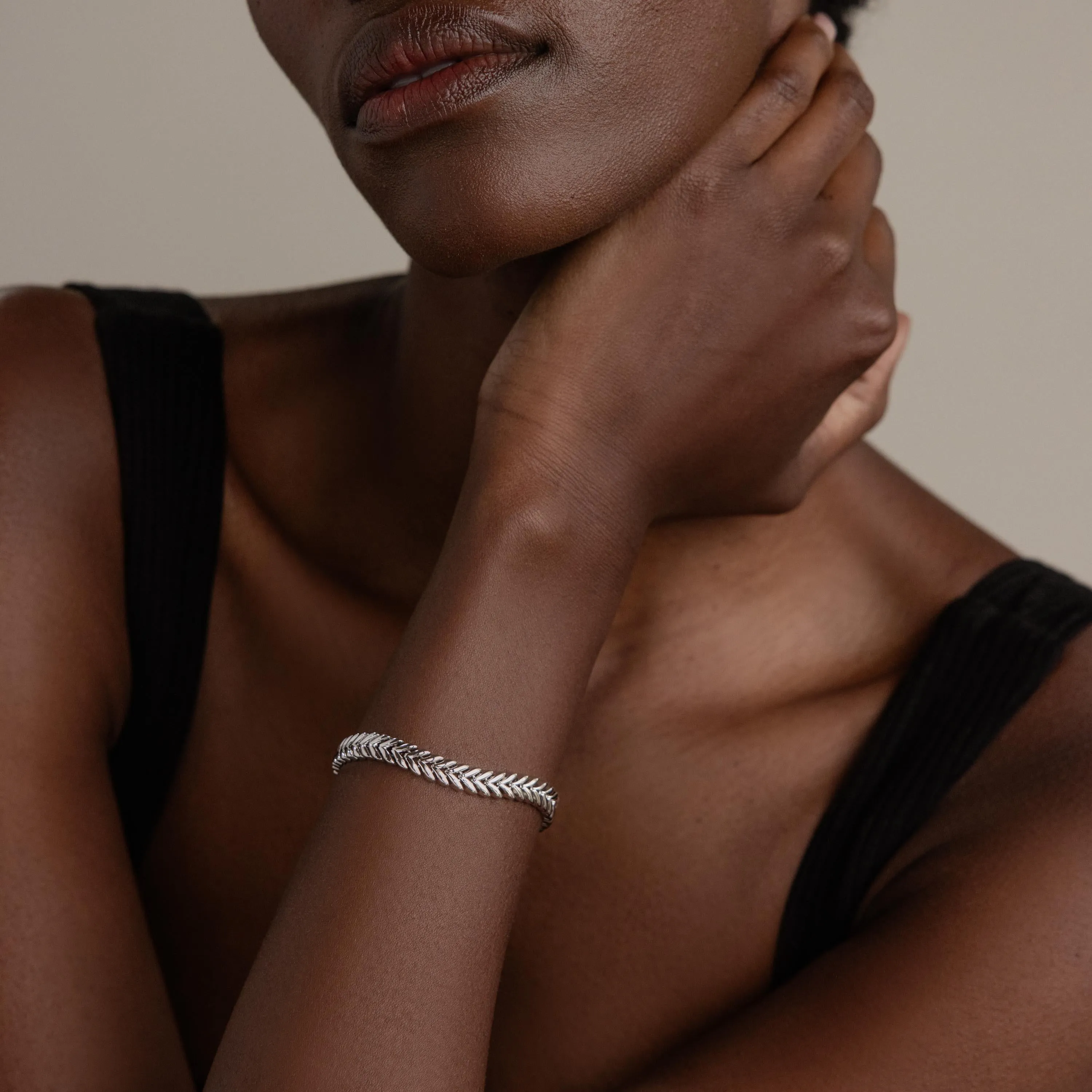 V-Link Chain Tennis Bracelet