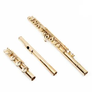 Verne Q. Powell Handmade Custom Flute in 18K Rose Gold with Gold Mechanism - New