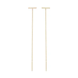 Very Thin Pave Bar Threaders