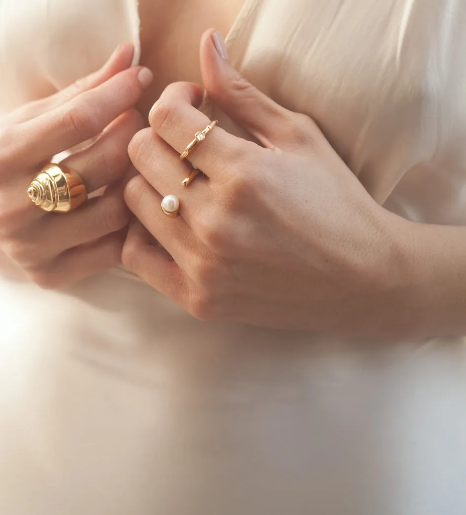 Vine Pearl Ring