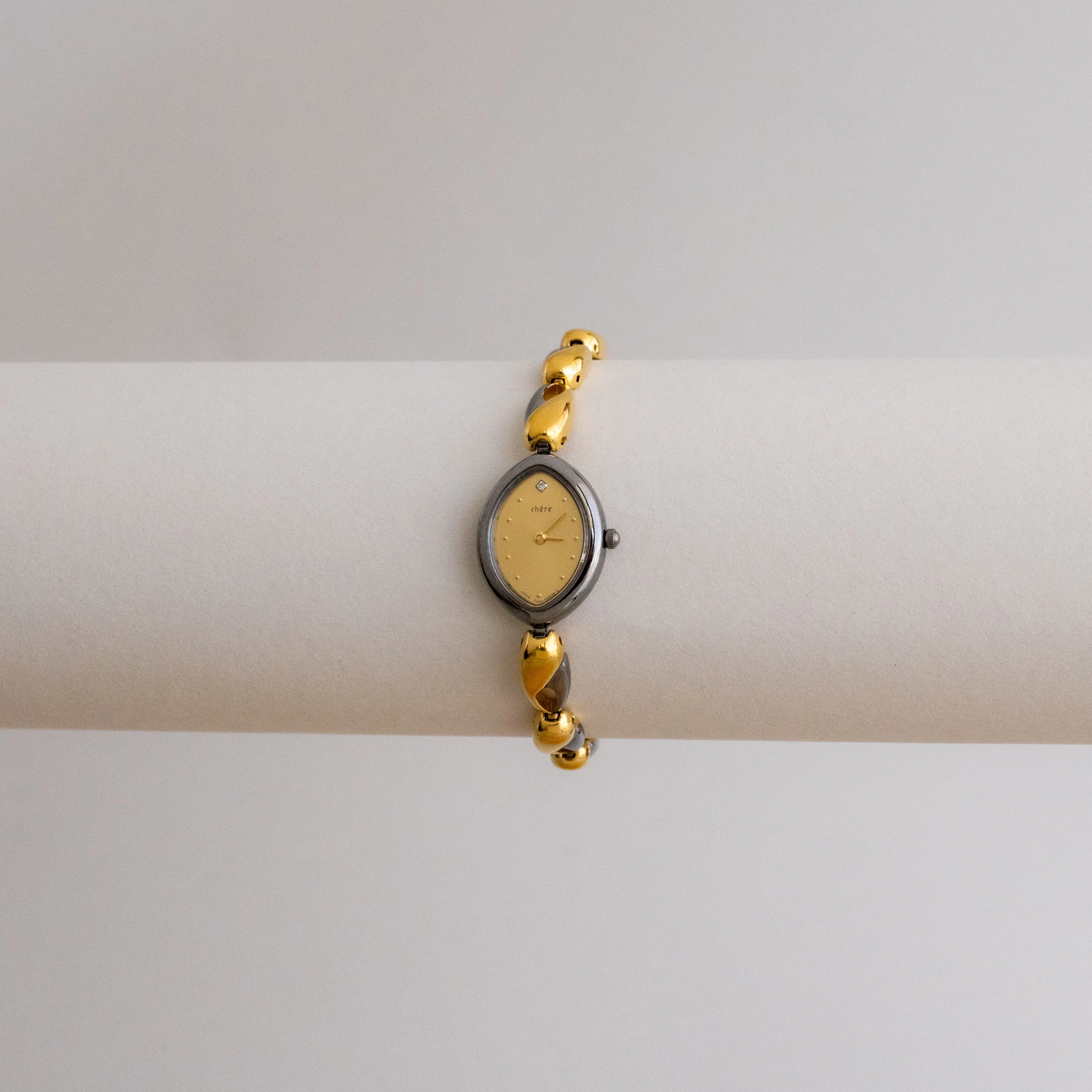 Vintage Citizen Chére Oval Two Tone Watch