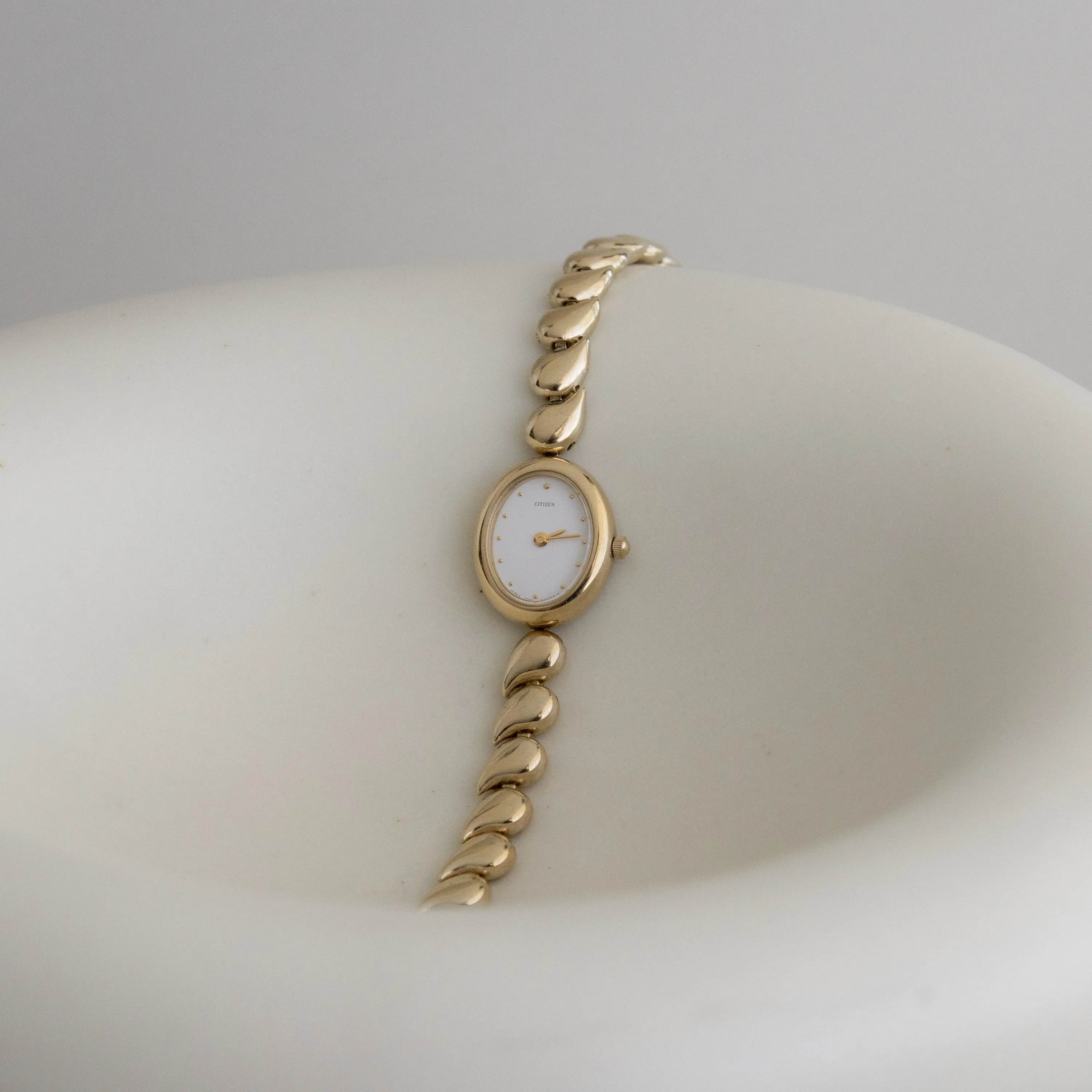 Vintage Citizen Oval Gold Watch