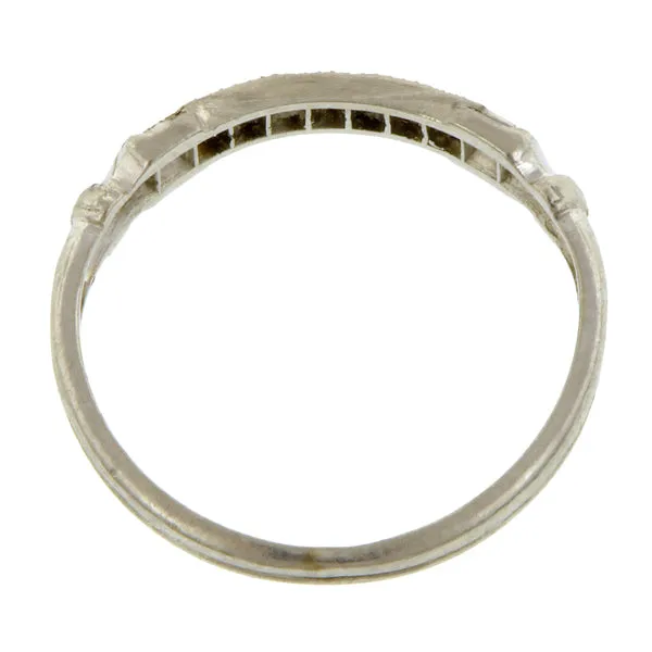 Vintage Diamond Wedding Band