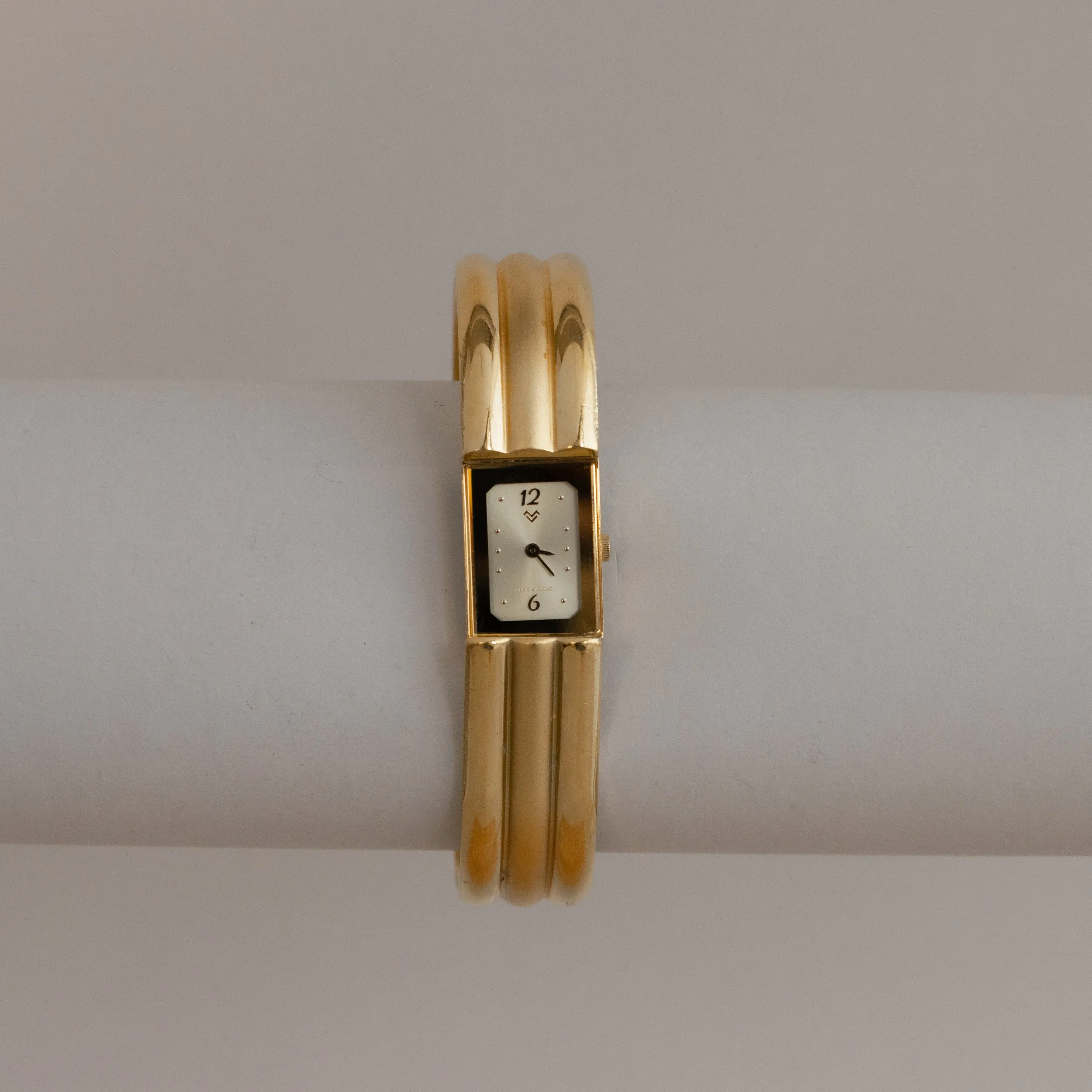 Vintage Mario Valentino Cuff Gold Watch