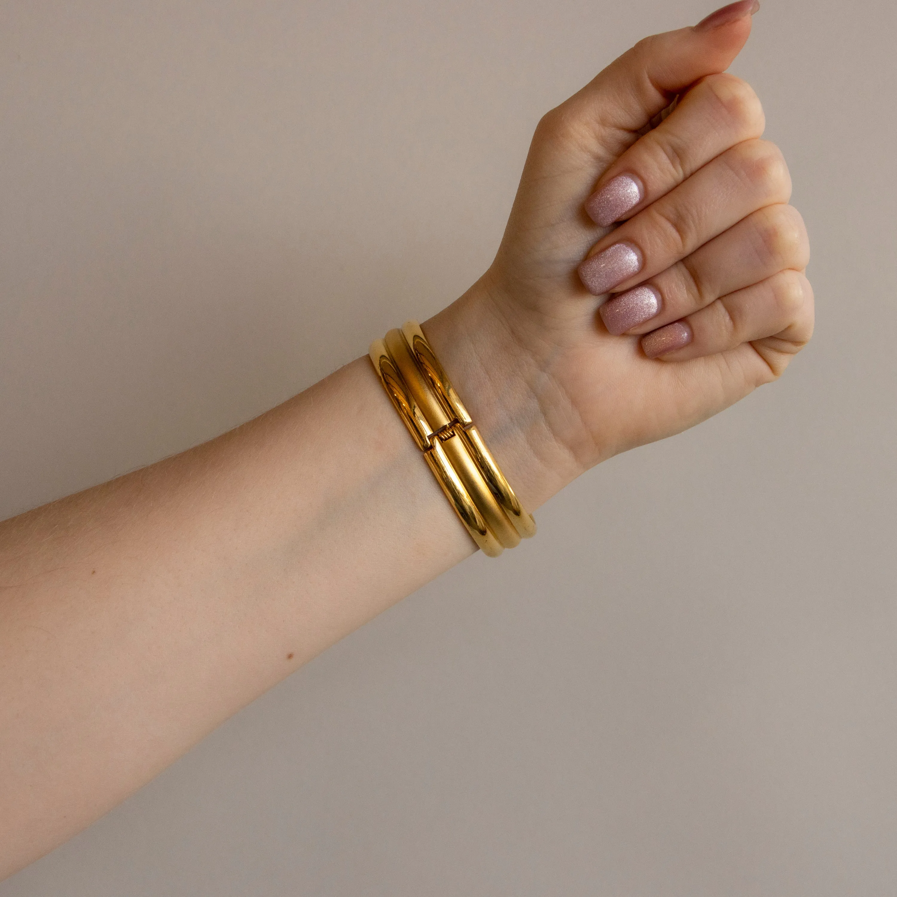 Vintage Mario Valentino Cuff Gold Watch