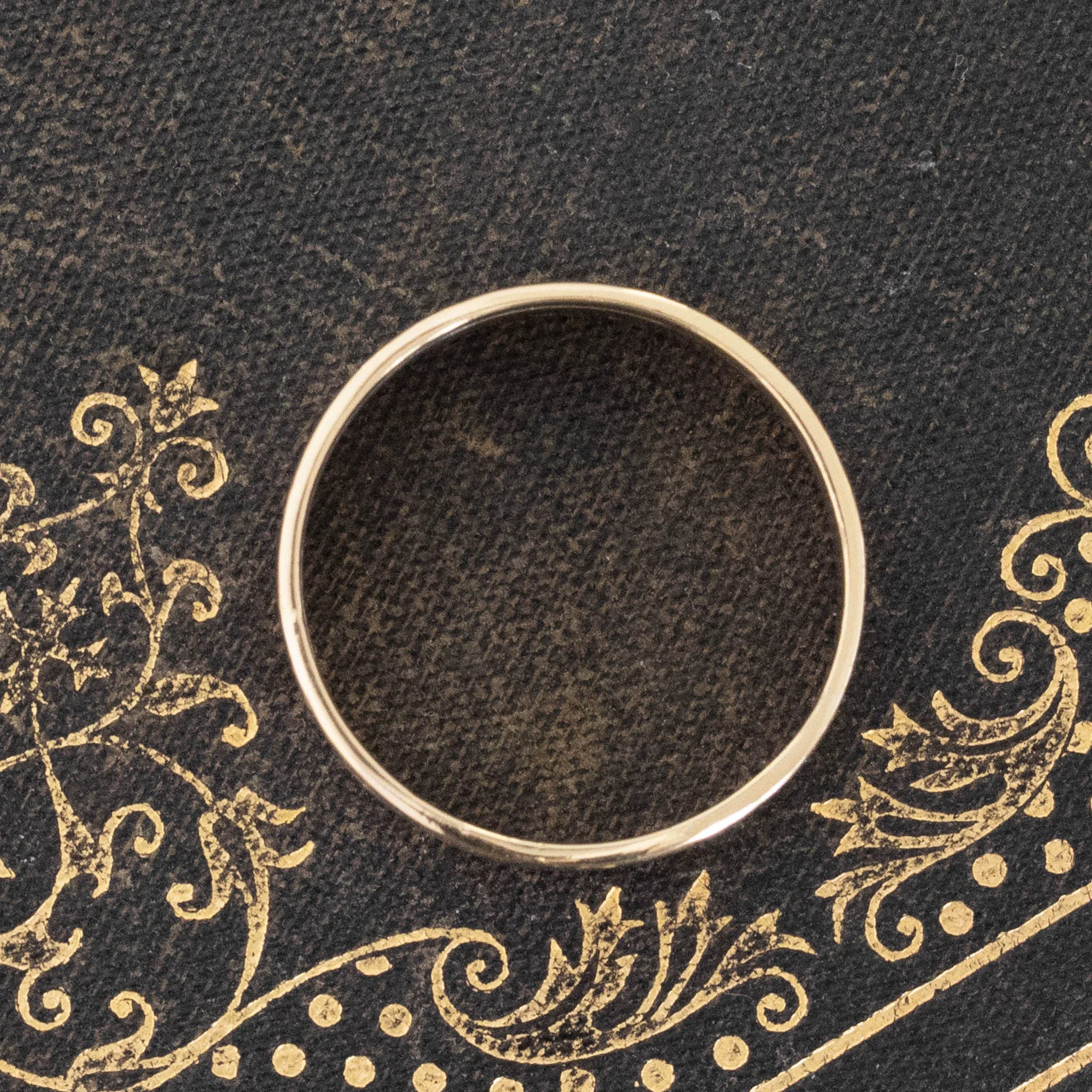 Vintage Triple Tone Gold Band