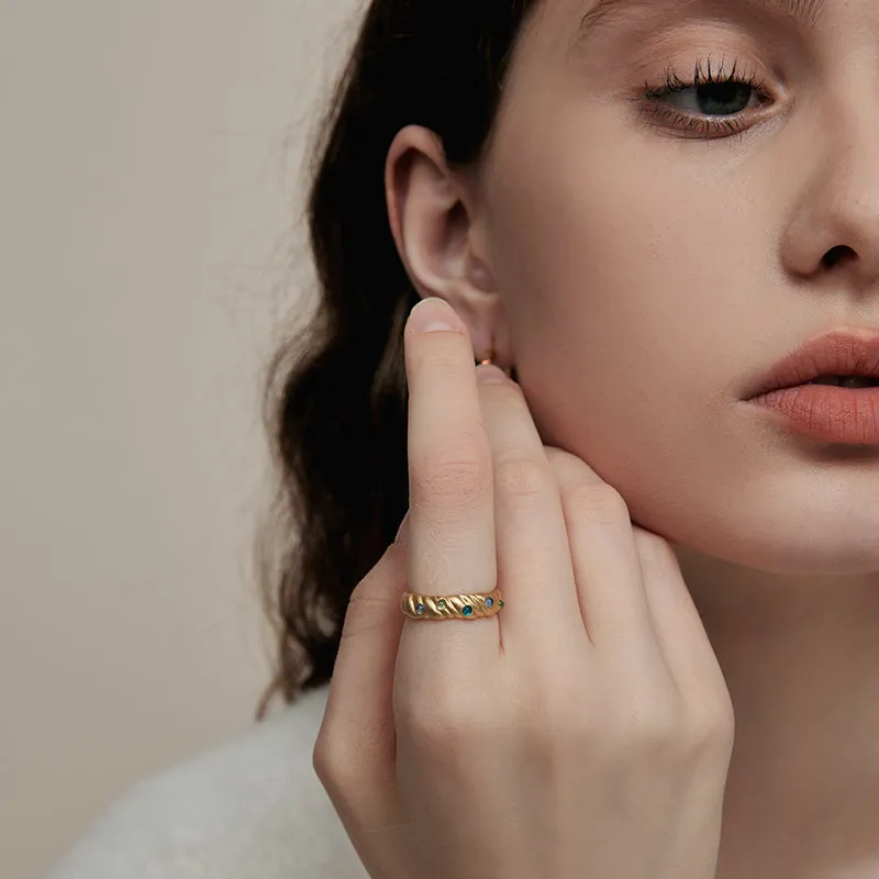 Vivian Starry Open Ring