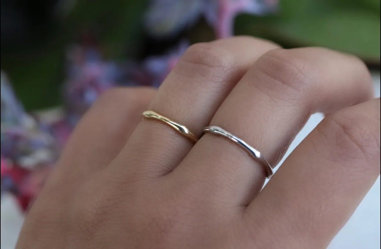 Wave Band Ring