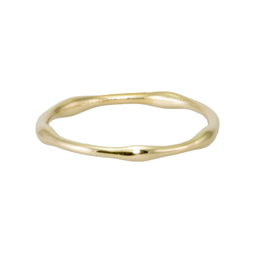Wave Band Ring